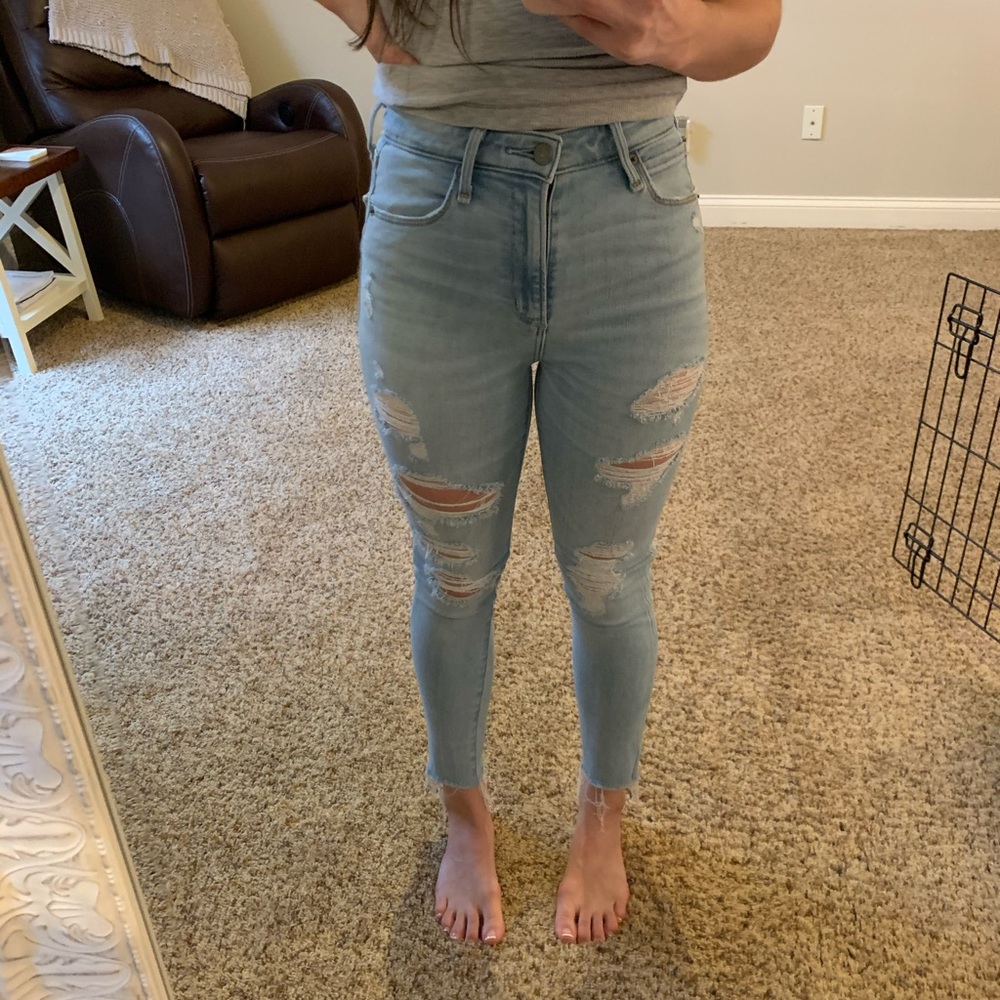 Abercrombie High Rise Super Skinny